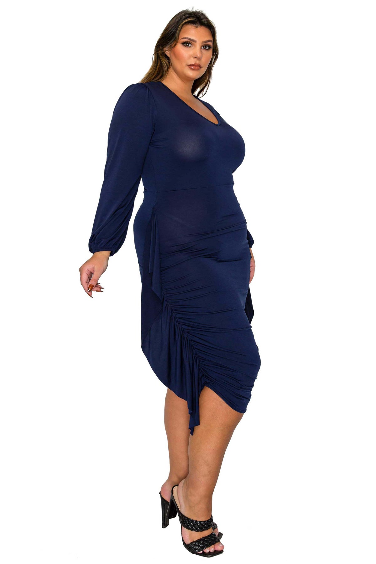 Nova Shirred Bodycon Dress