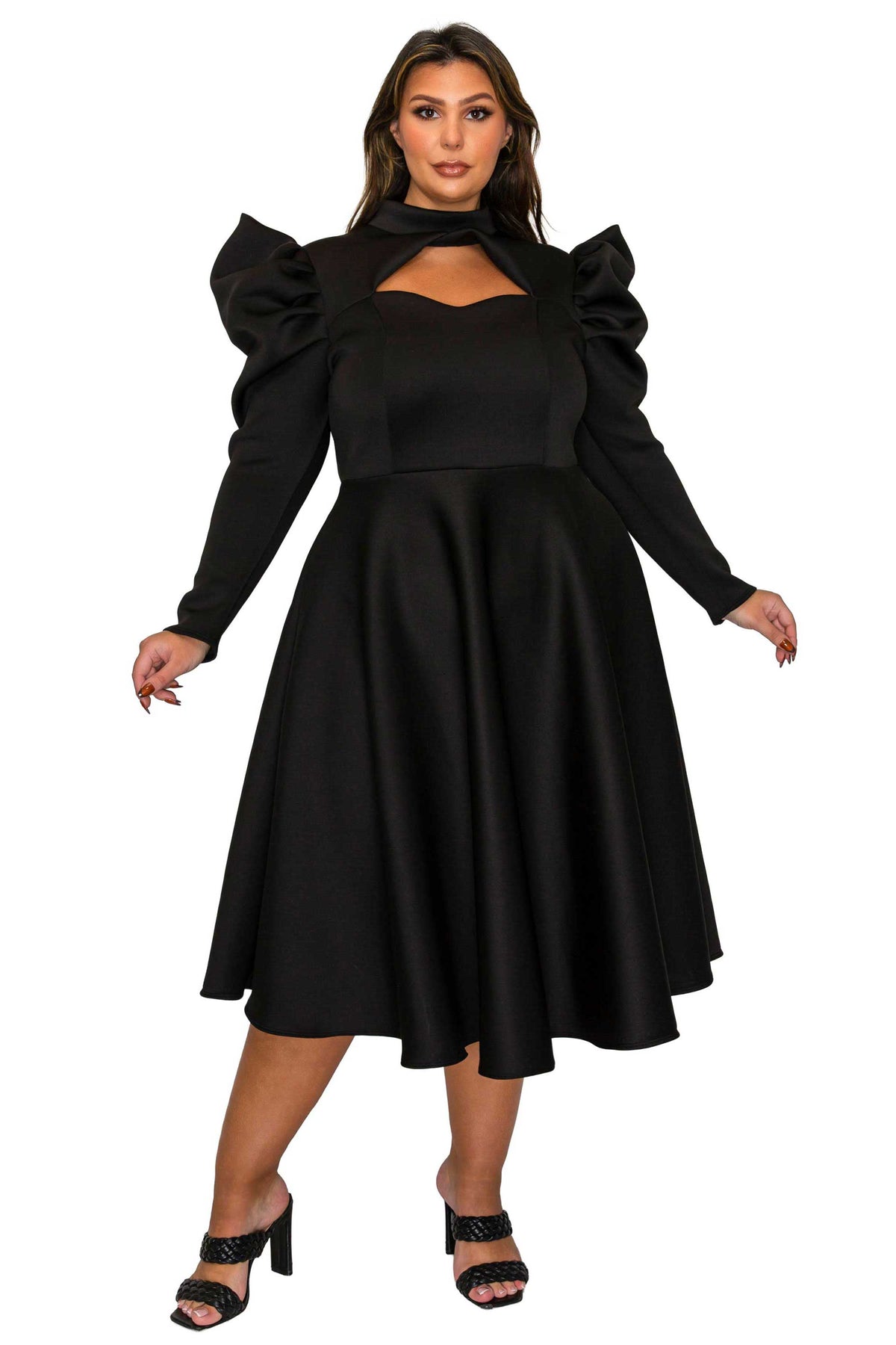 Isabella Neoprene Statement Dress