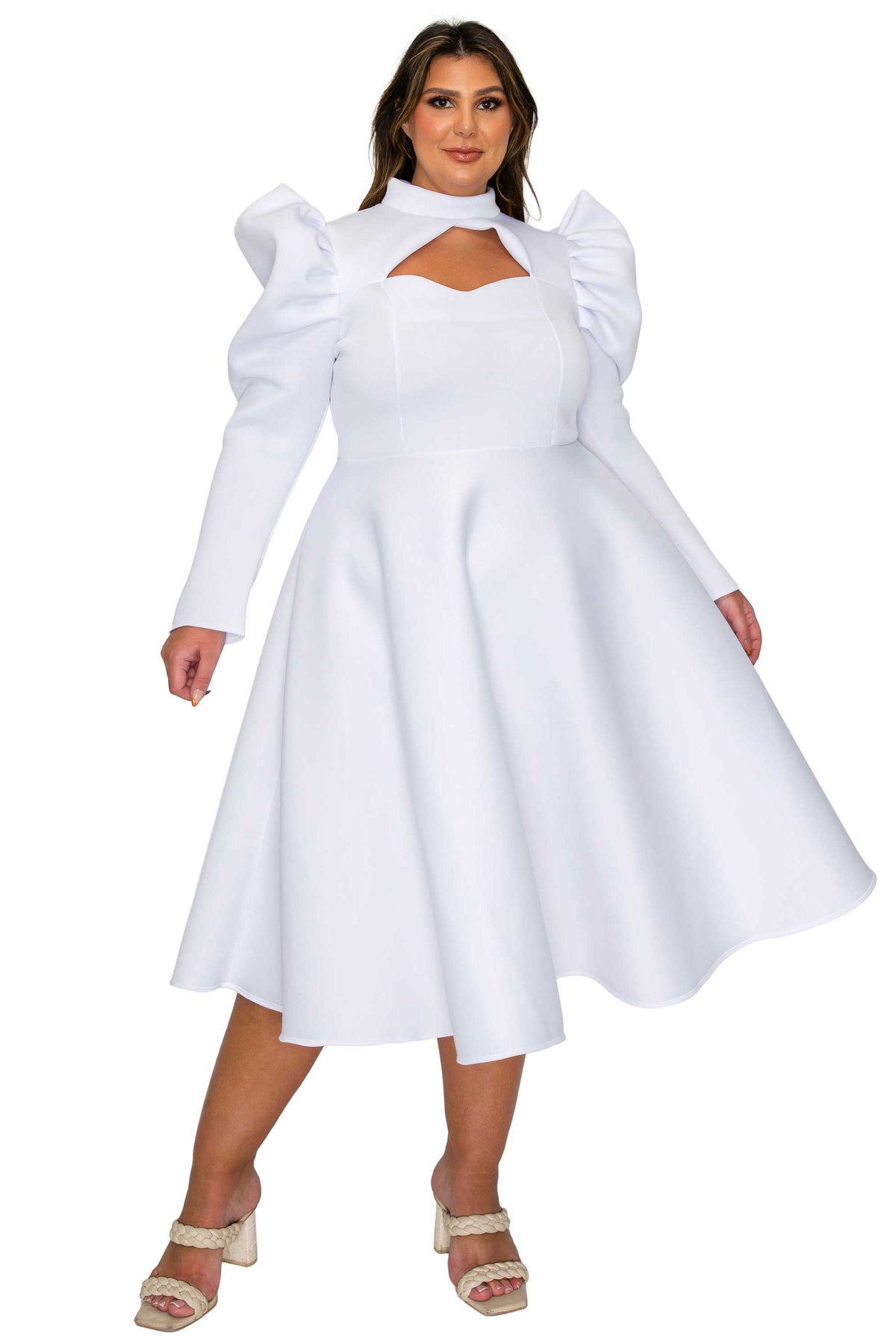 Isabella Neoprene Statement Dress