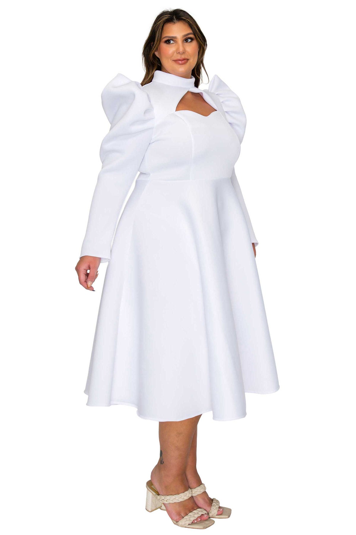 Isabella Neoprene Statement Dress