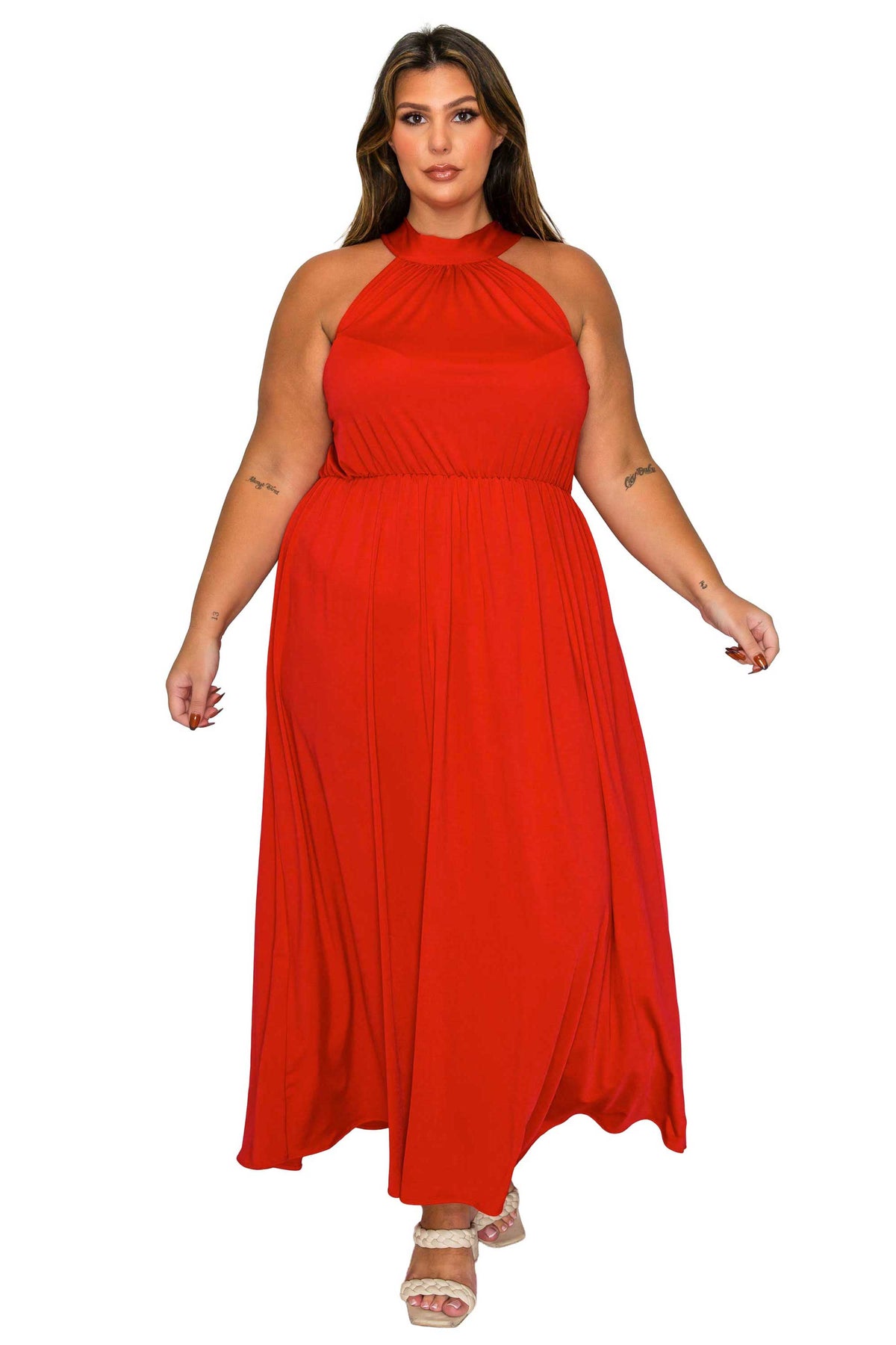 Cassia Halter Neck Dress