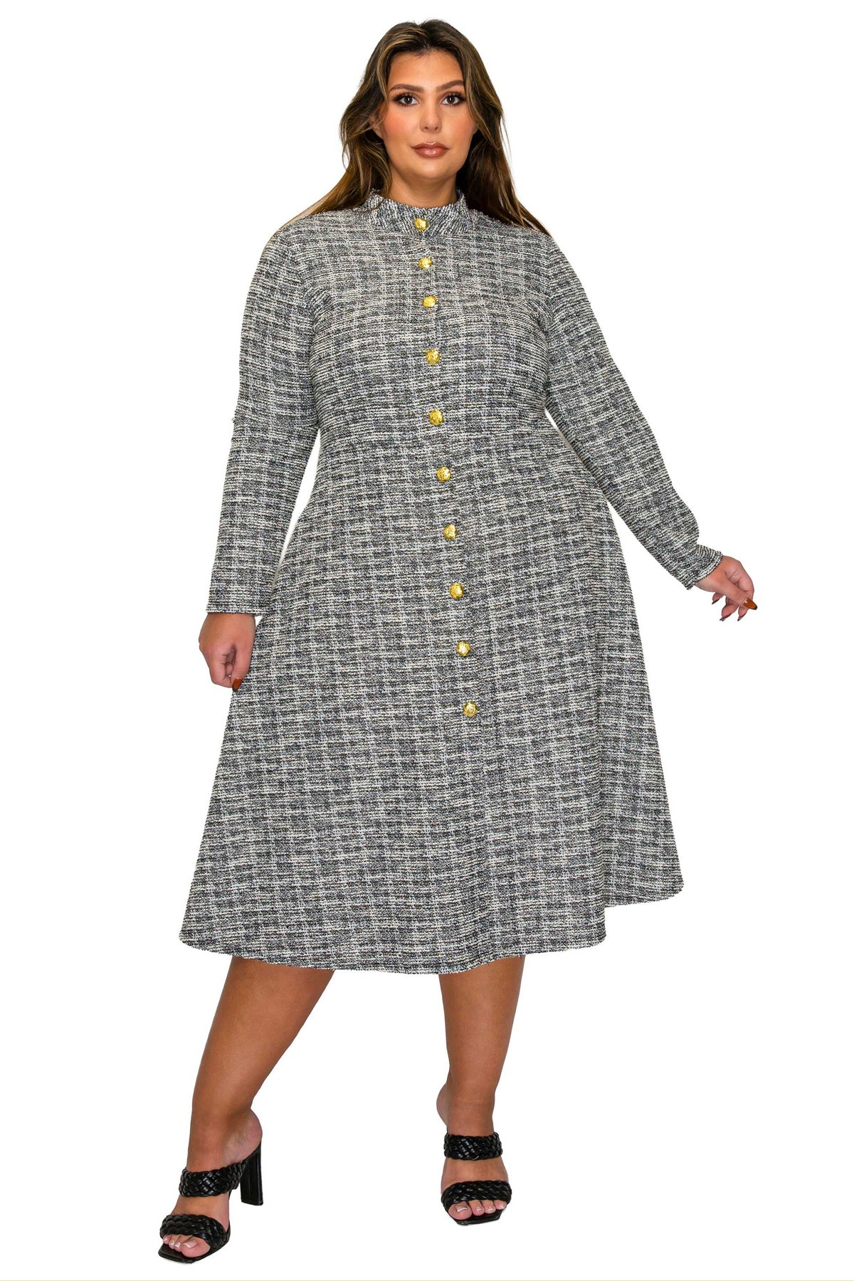 Chelsea Button Dress