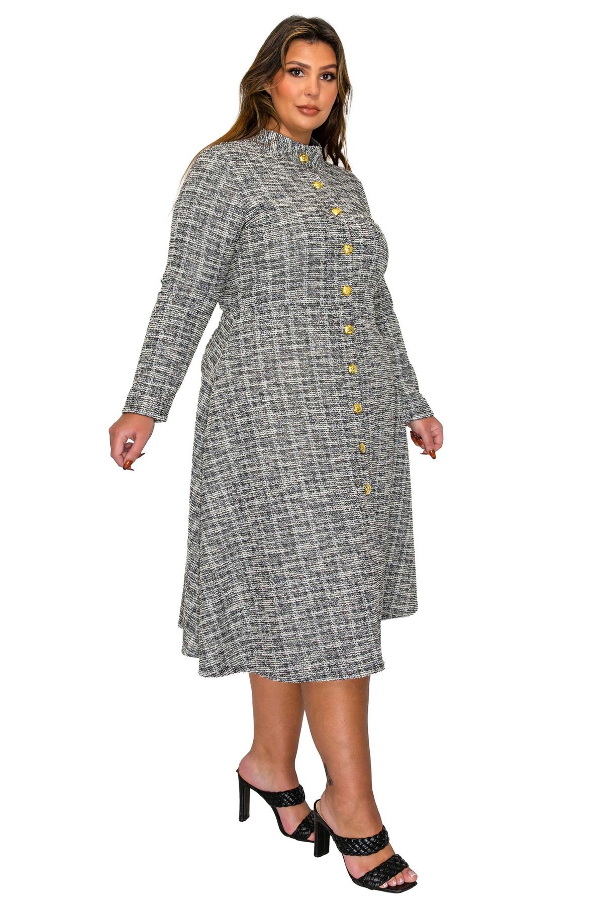 Chelsea Button Dress