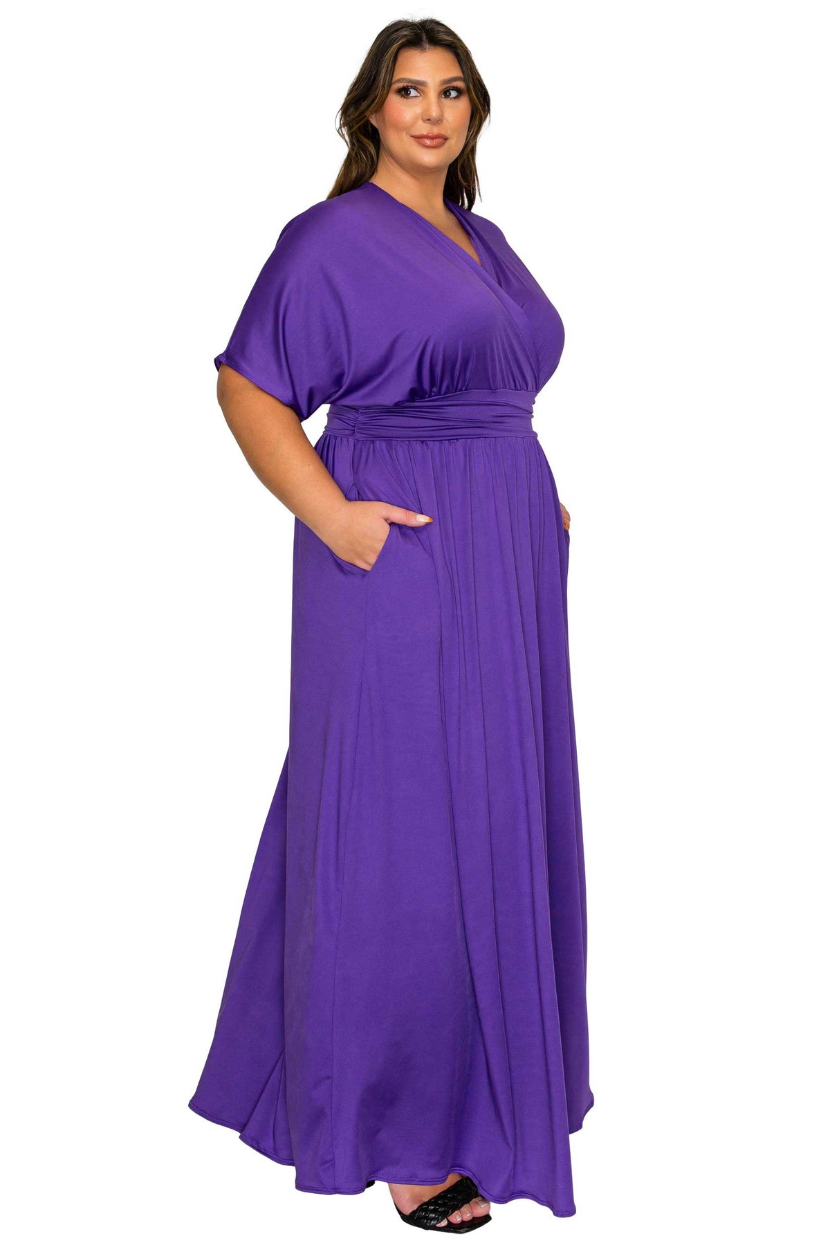 Raffi Empire Waist Pocket Maxi Dress