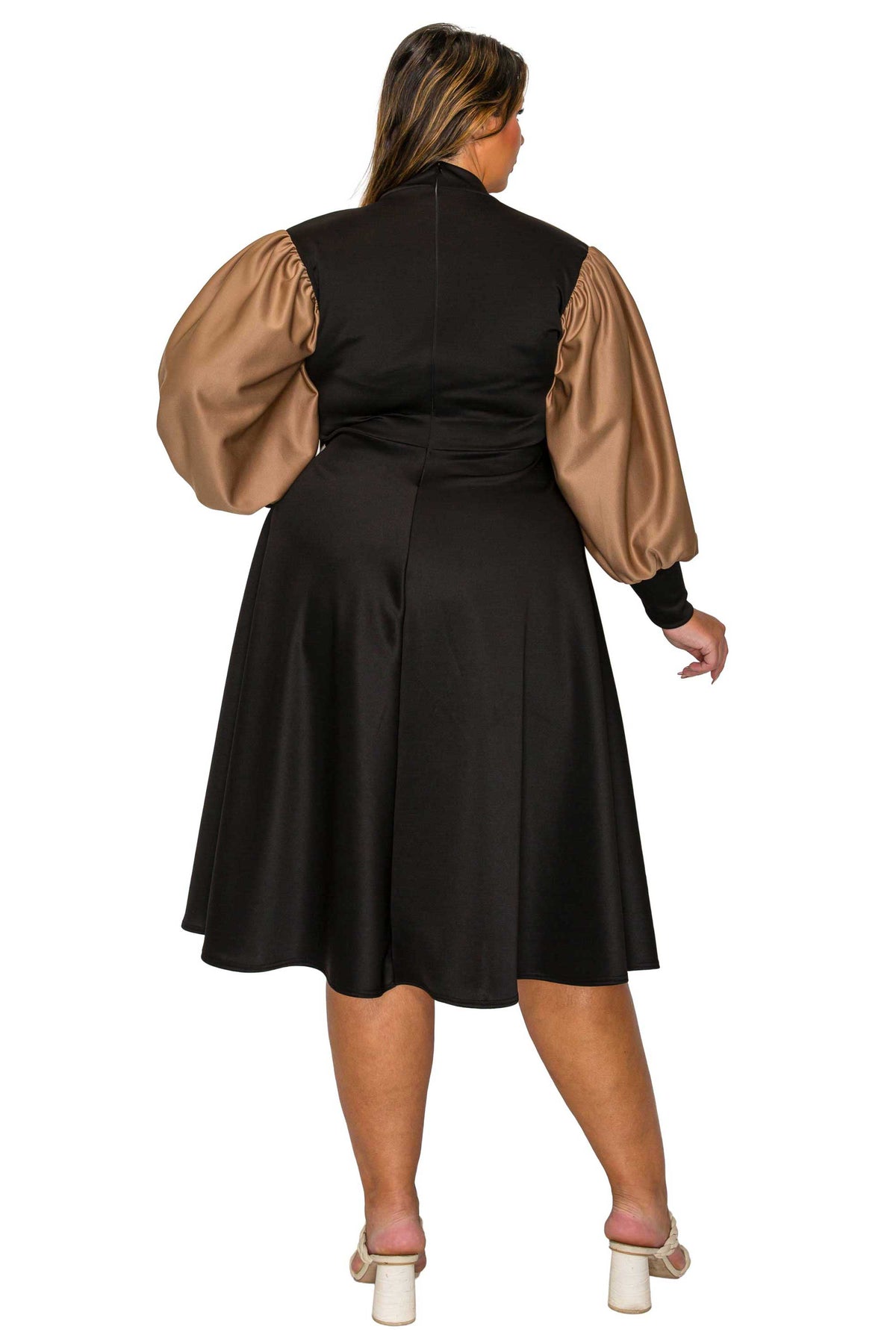 Calissa Colorblack Midi Dress