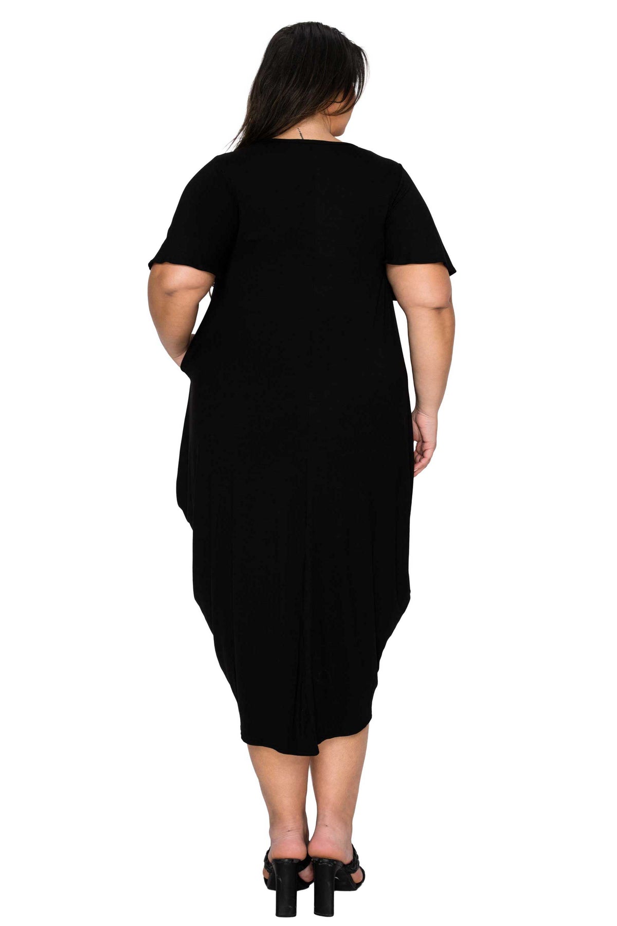 Liz Flutter Sleeve Pocket Dress