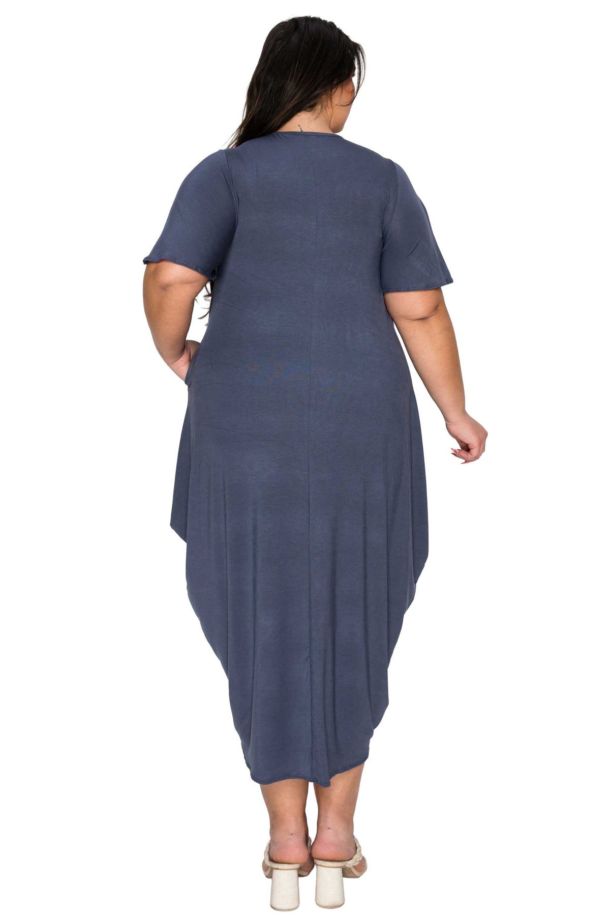 Liz Flutter Sleeve Pocket Dress