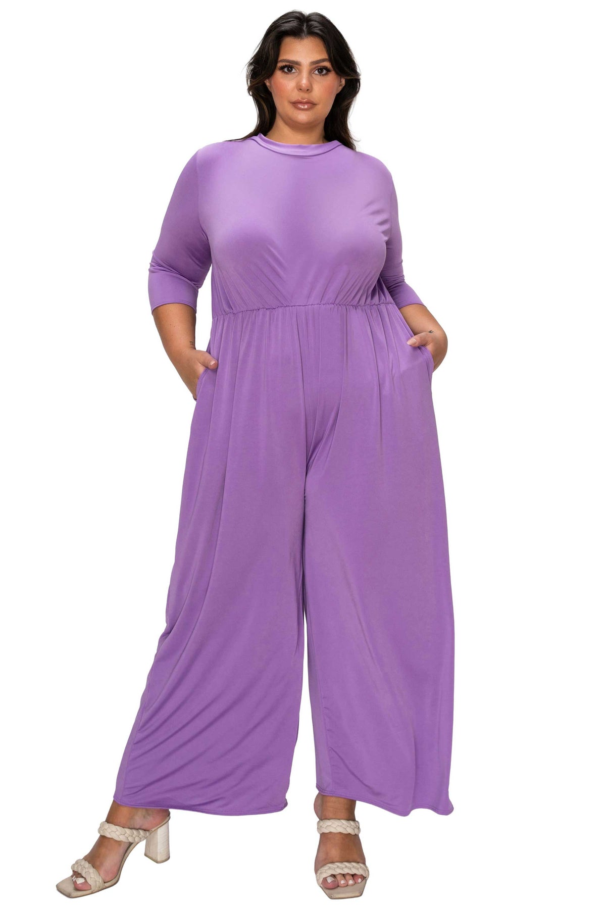 Summer Wide Leg Pocket Jumpsuit