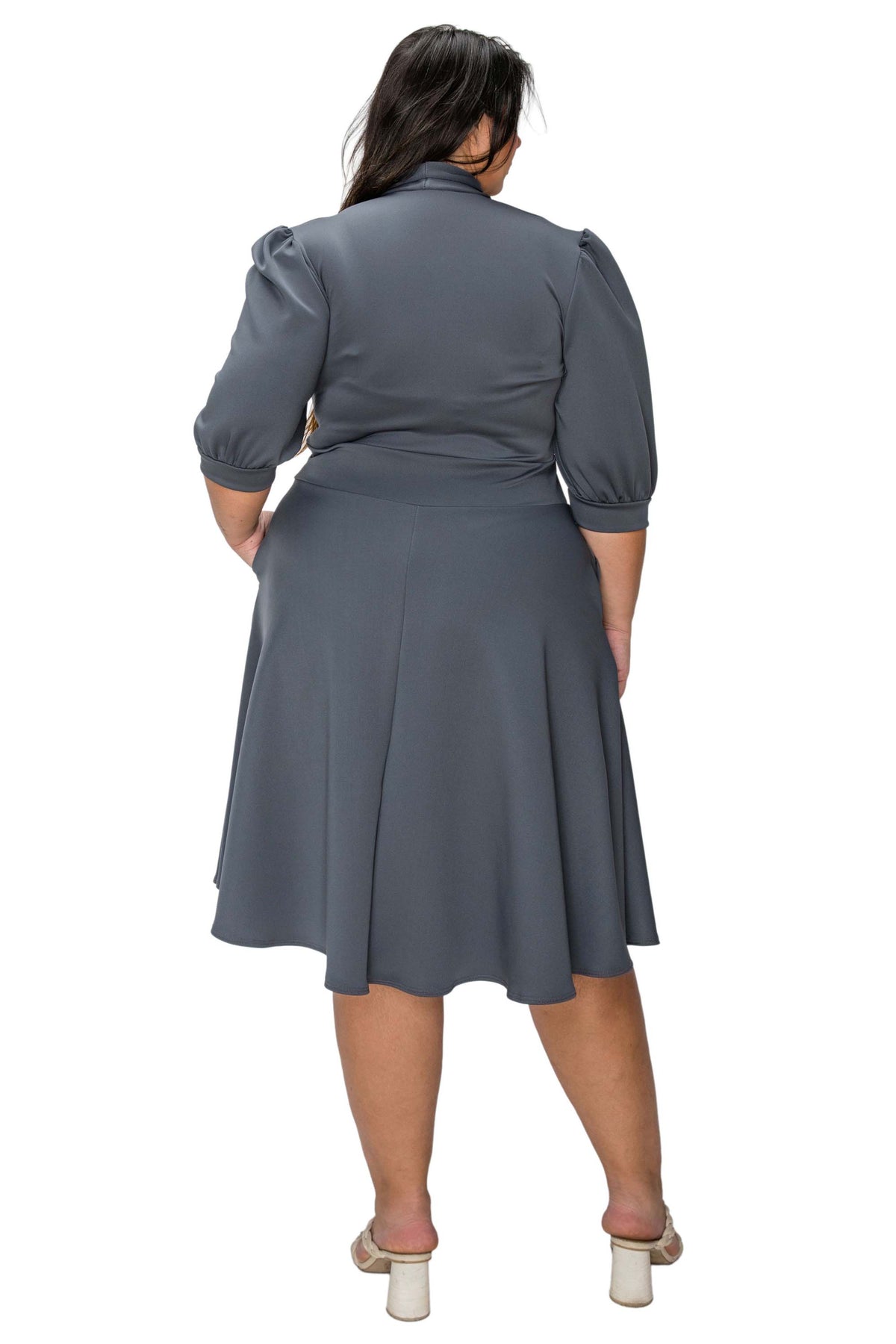 Carina Donna Flare Dress w/ Pockets