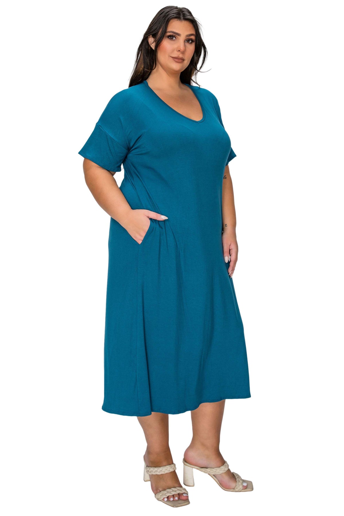 Olivia Pocket Midi Dress