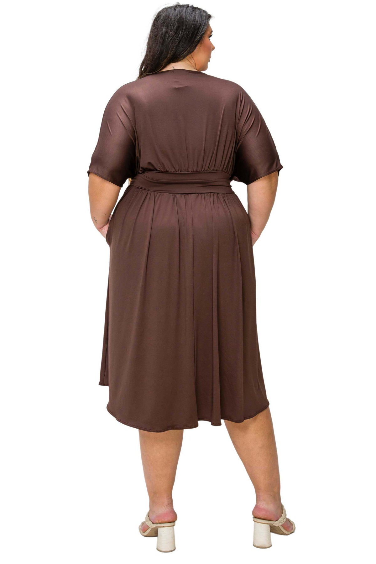 Cyra Empire Waist Midi Dress