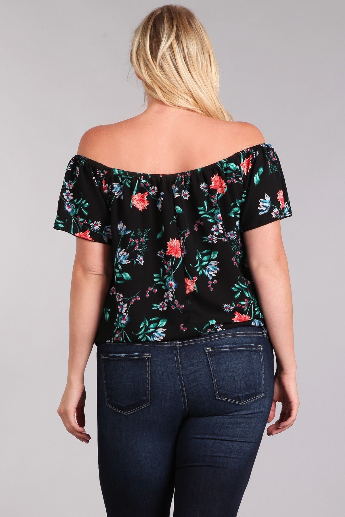 Relaxed Floral Top - L I V D