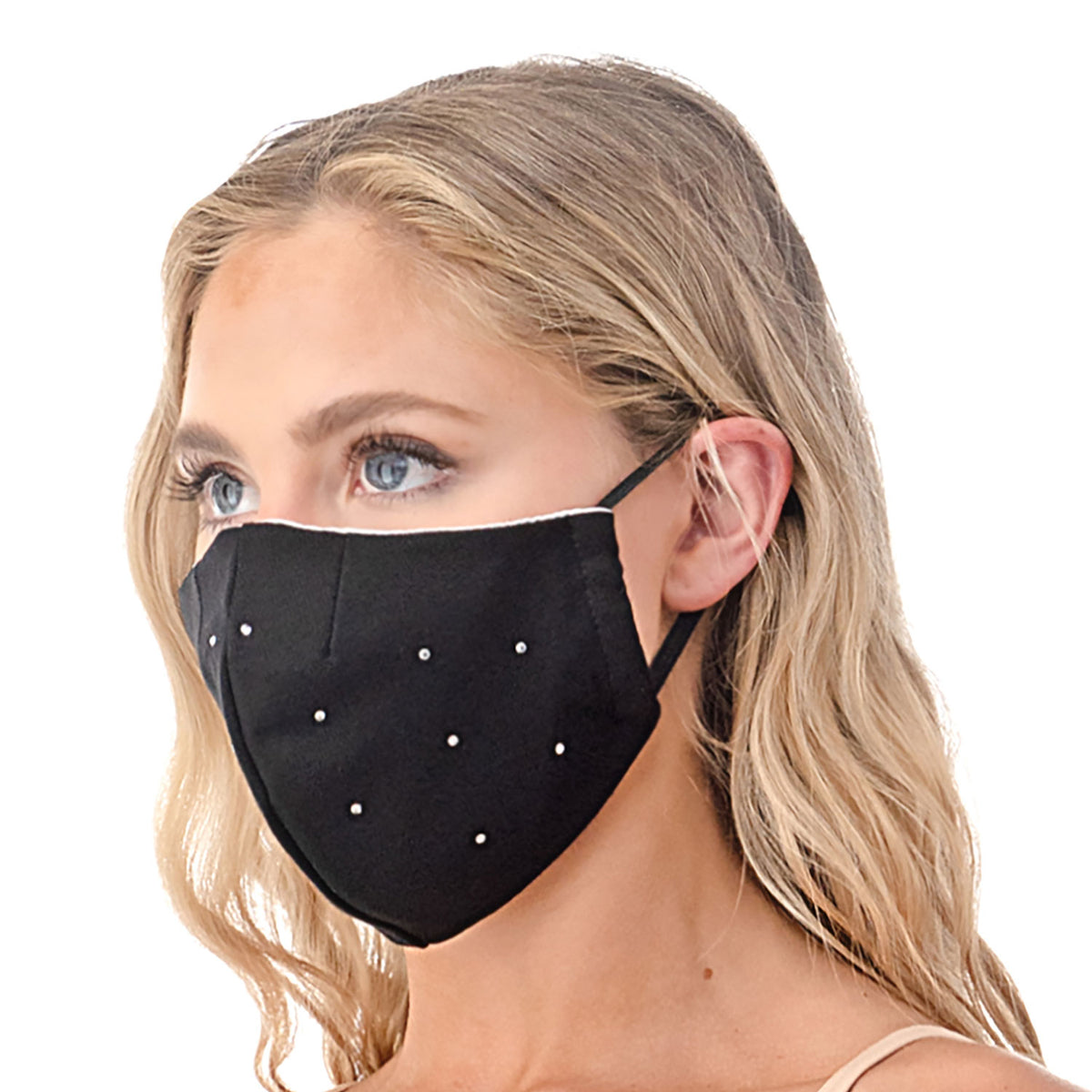 Rhinestone Embellished Mask - L I V D