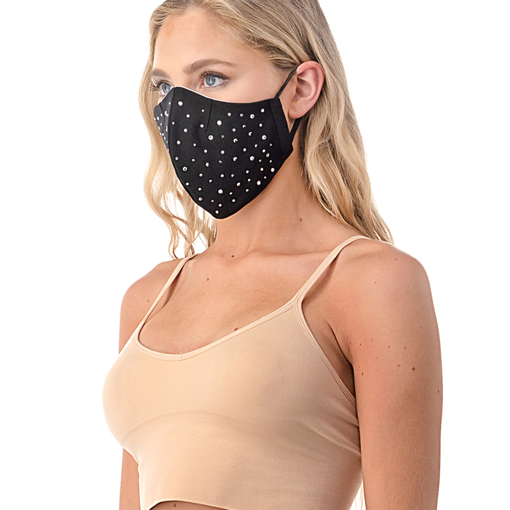 masks made in USA rhinestone embellished