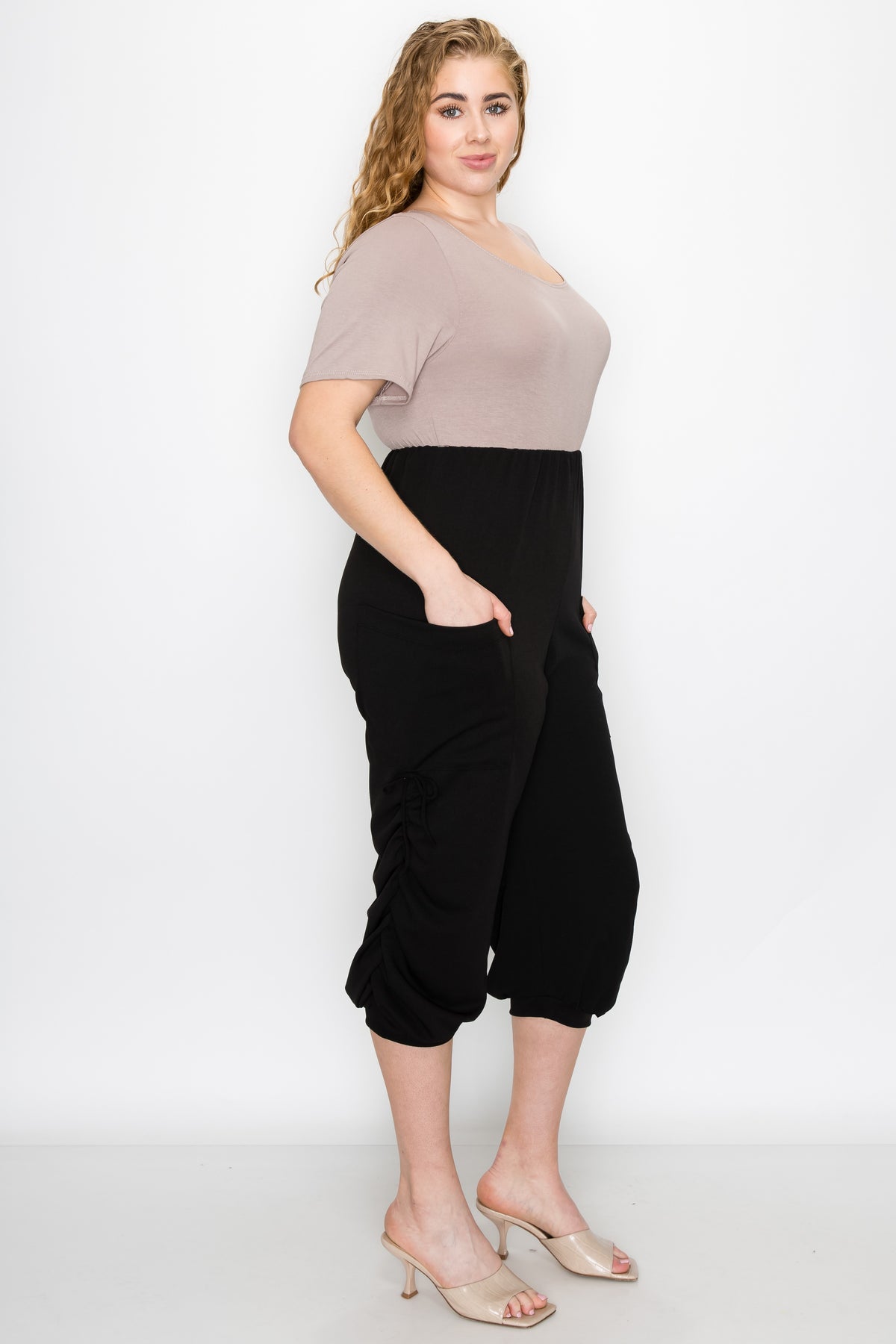 Colorblock Eternal Pocket Jumpsuit - L I V D