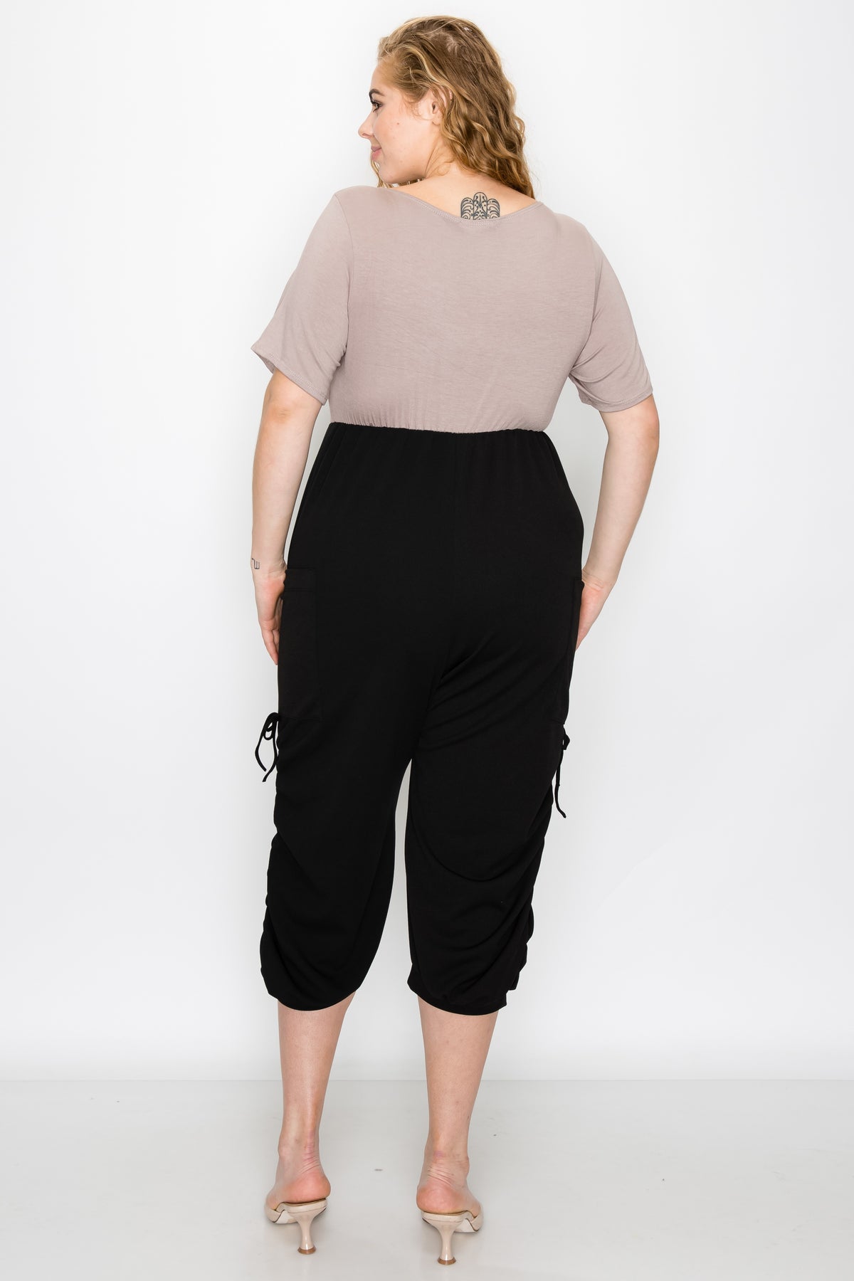 Colorblock Eternal Pocket Jumpsuit - L I V D