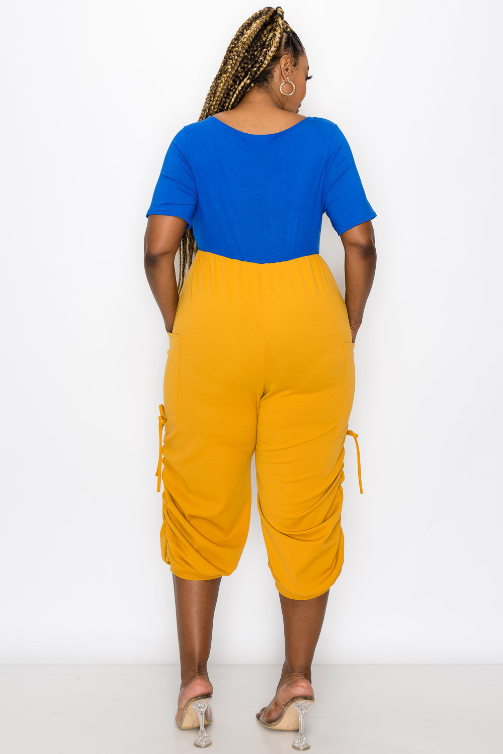 Colorblock Eternal Pocket Jumpsuit - L I V D