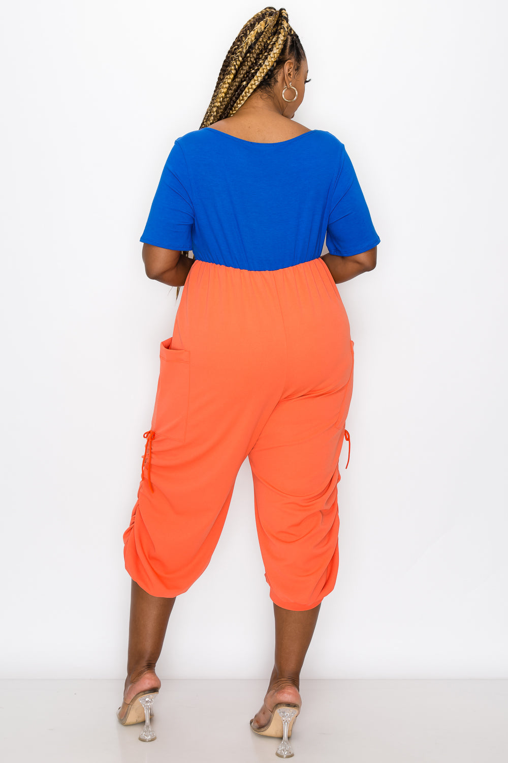 Colorblock Eternal Pocket Jumpsuit - L I V D