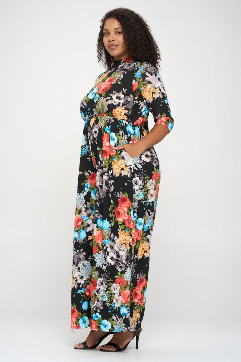 Floral Nights Jumpsuit - L I V D