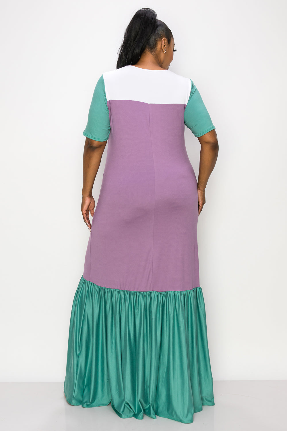 Ami Colorblock Maxi Dress - L I V D