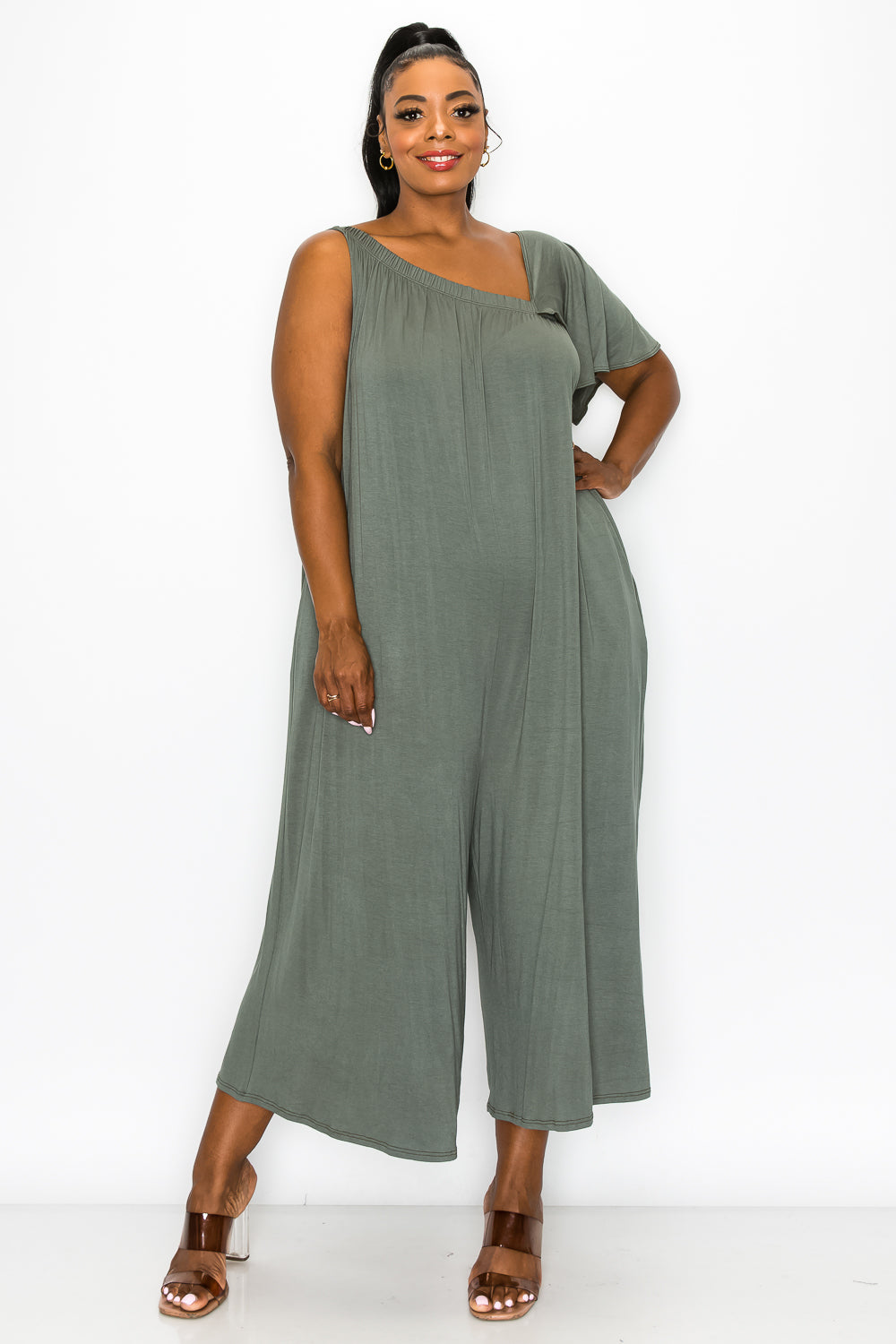 Willow Wide-Legged Pocket Jumpsuit - L I V D