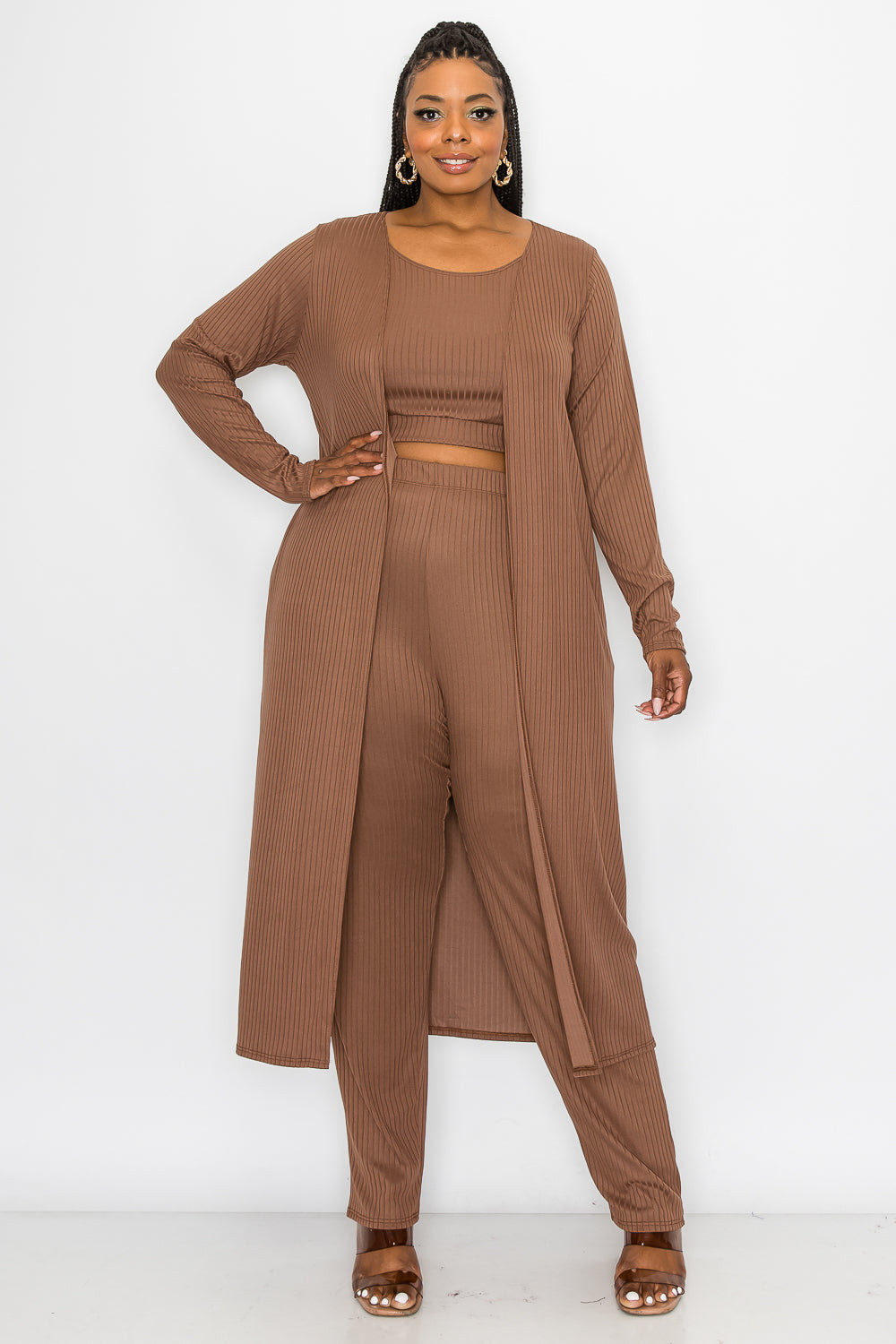 Khloe Three Piece Rib Set - L I V D