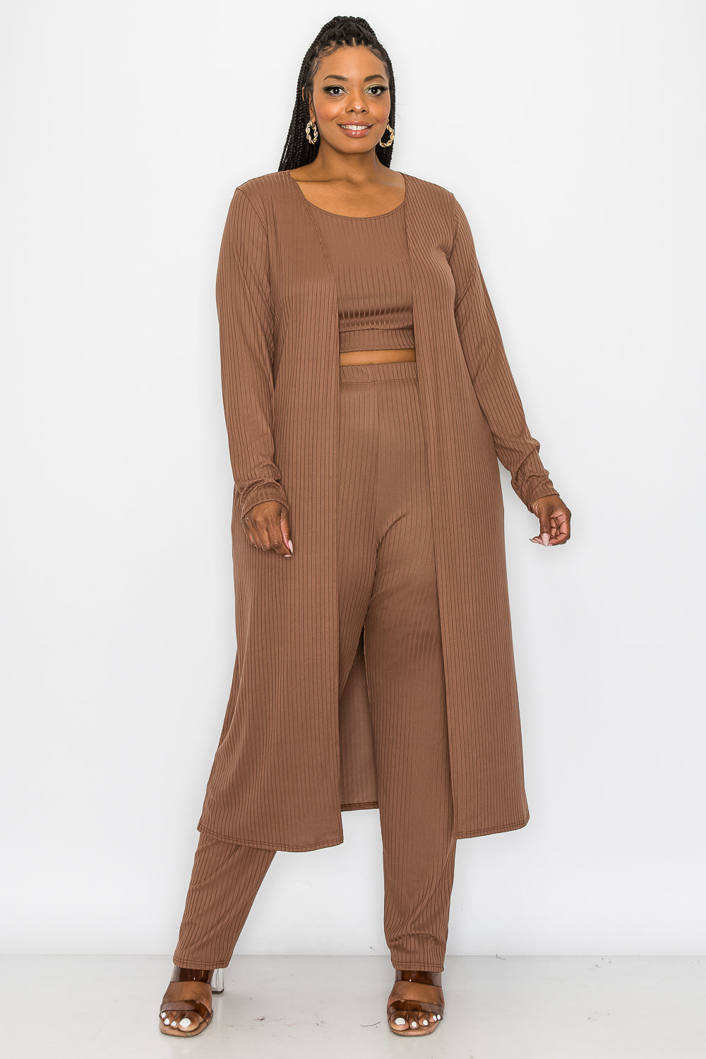 Khloe Three Piece Rib Set - L I V D