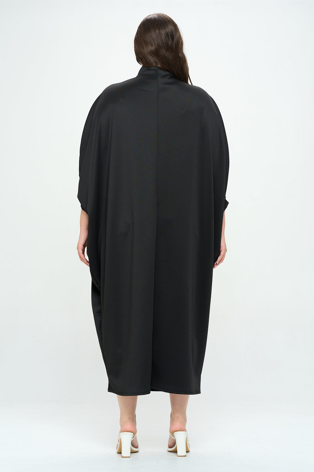L I V D Women's Potter Cape Kaftan Midi Dress, Tobacco, 1x